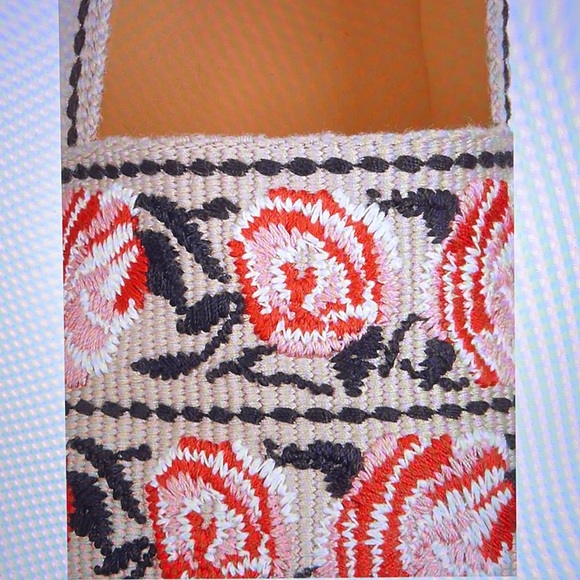 Authentic Prada Floral Embroidered Espadrilles - Picture 6 of 13